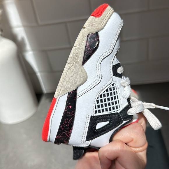 Air Jordan 4 Retro Flight Nostalgia Toddler Baby Boy Size 6C - Picture 9 of 9